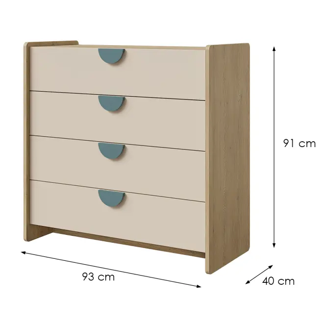 Komód Lexi 10 Cremona/Macadamia/Tenger