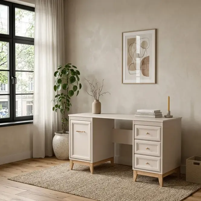 Íróasztal 14w Windsor Kasmír/Természetes tölgy
