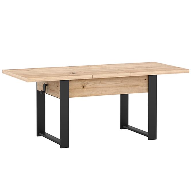Asztal, felhúzható Hugo Artisan/Fekete