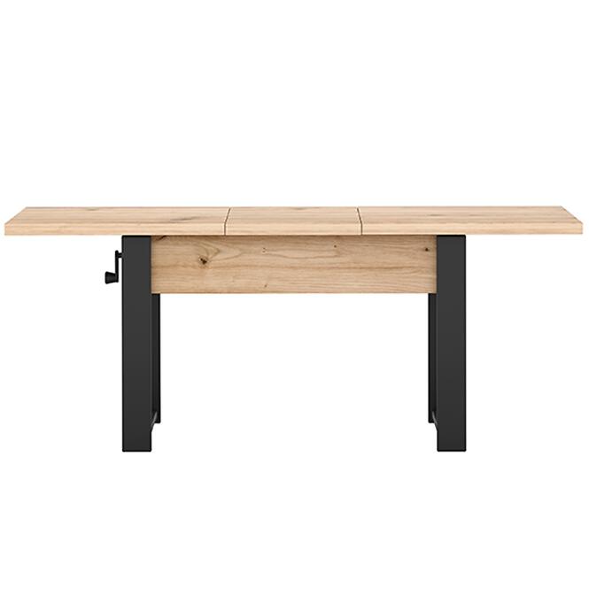 Asztal, felhúzható Hugo Artisan/Fekete
