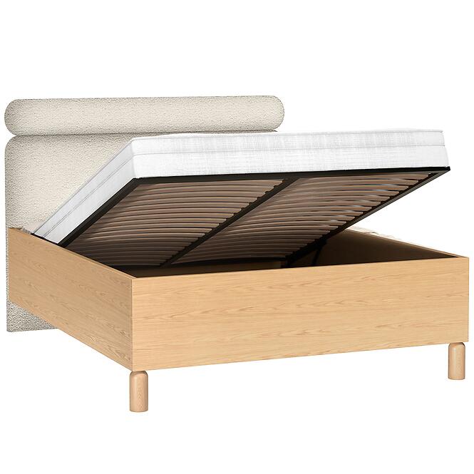 Ágy 160/200 Sanden S11 Bookmatch Sűrű keret