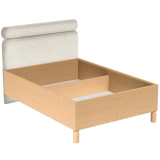 Ágy 140/200 Sanden S12 Bookmatch Sűrű keret