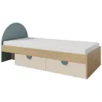 Ágy Lexi 13l/P Cremona/Macadamia/Tengeri