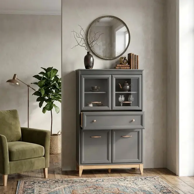 Vitrin Terra Ta5 Gyémántszürke