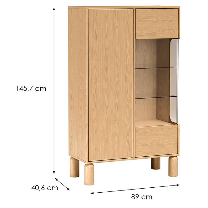 Vitrin Sanden S3 Bookmatch