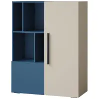 Regál Lorin 6 Kasmír/Tengerkék