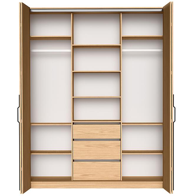 Szekrény Bari 200 Bookmatch