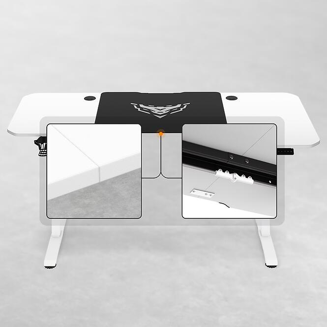 Íróasztal Diablo X-Tensio 1600 Fehér