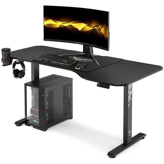Íróasztal Diablo X-Tensio 1600 Fekete