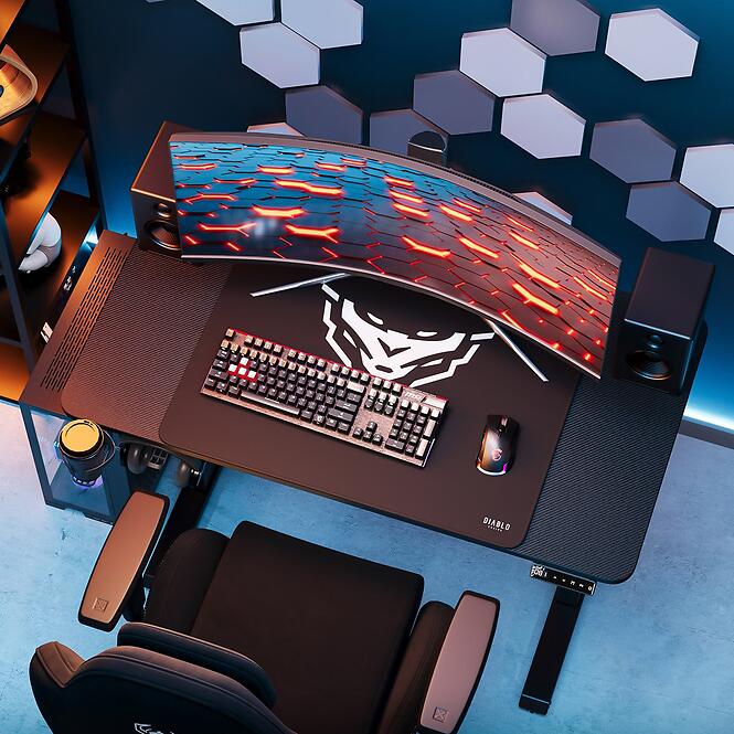 Íróasztal Diablo X-Tensio 1100 Fekete,8