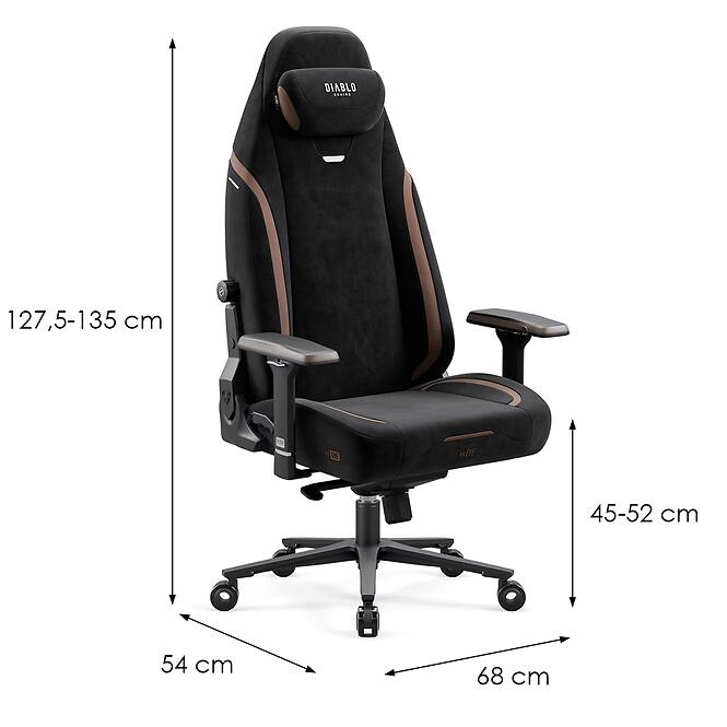 Irodai Gaming Szék Diablo X-Eye Fekete