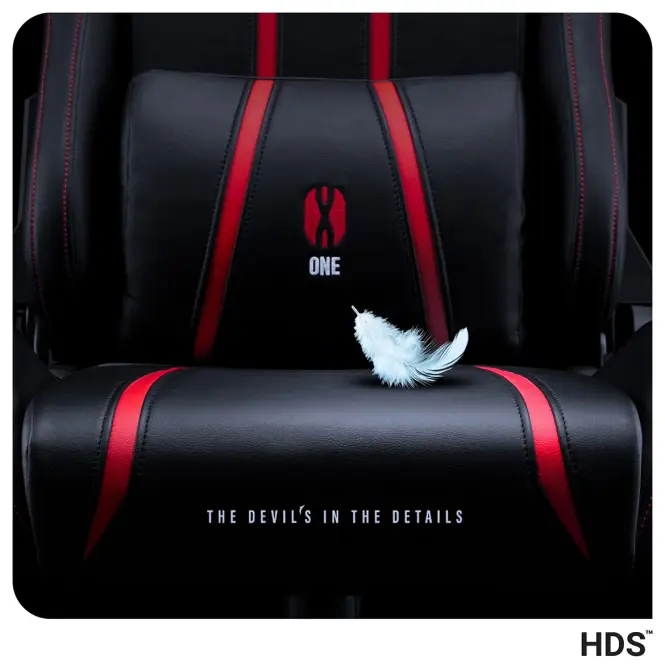 Irodai Gaming Szék Diablo X-One S Fekete És Piros,15