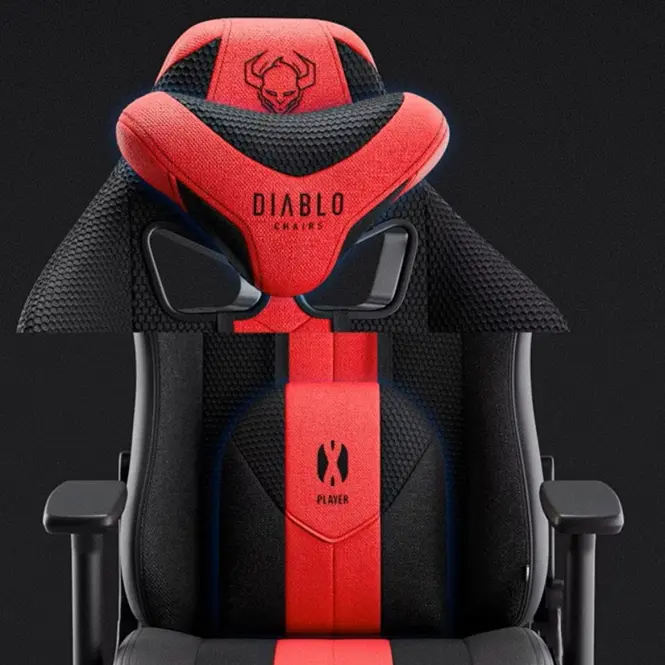 Szék Diablo X-Player S Bíborvörös-Antracit,12