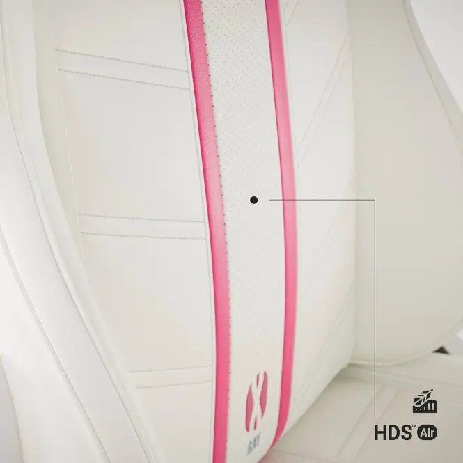 Irodai Gaming Szék Diablo X-Ray S Fehér-Rózsaszín