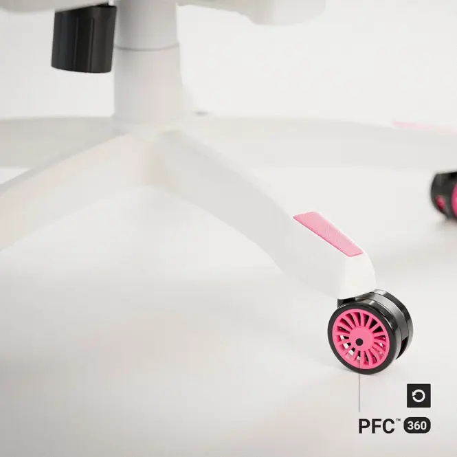 Irodai Gaming Szék Diablo X-Ray S Fehér-Rózsaszín