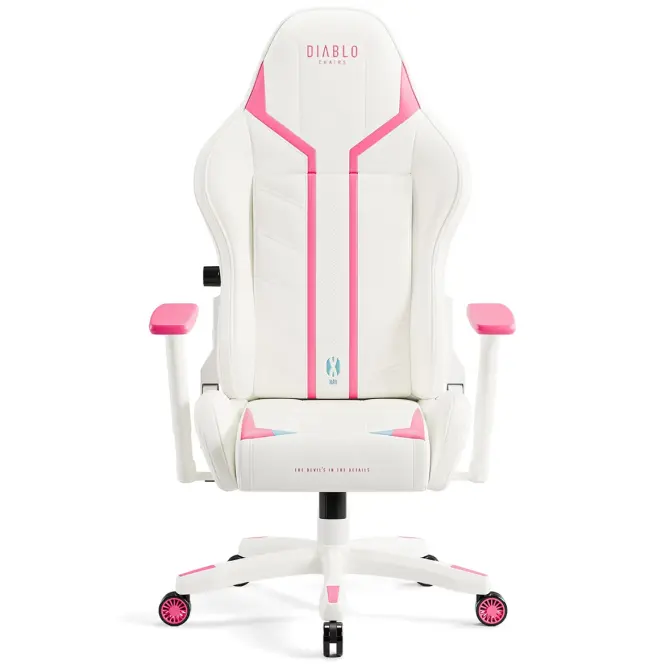 Irodai Gaming Szék Diablo X-Ray S Fehér-Rózsaszín