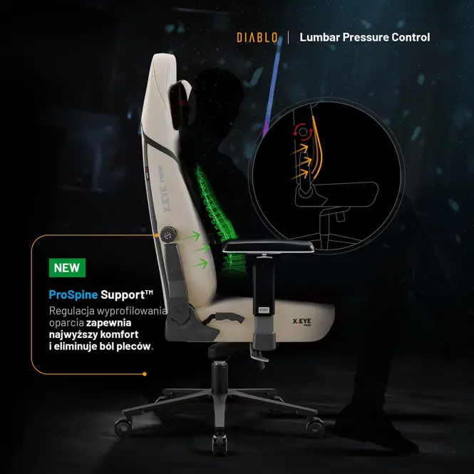 Irodai Gaming Szék Diablo X.Eye Prime Normal Desert Storm,13