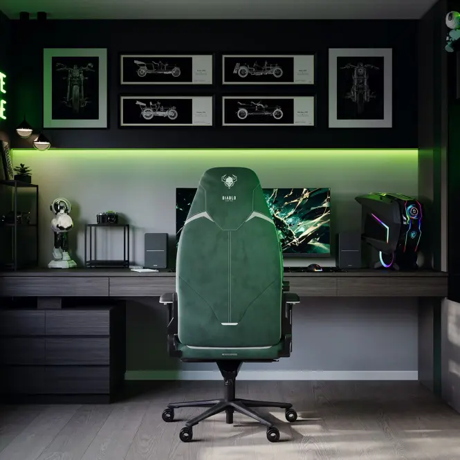 Irodai Gaming Szék Diablo X.Eye Prime Normal Forest Green,20