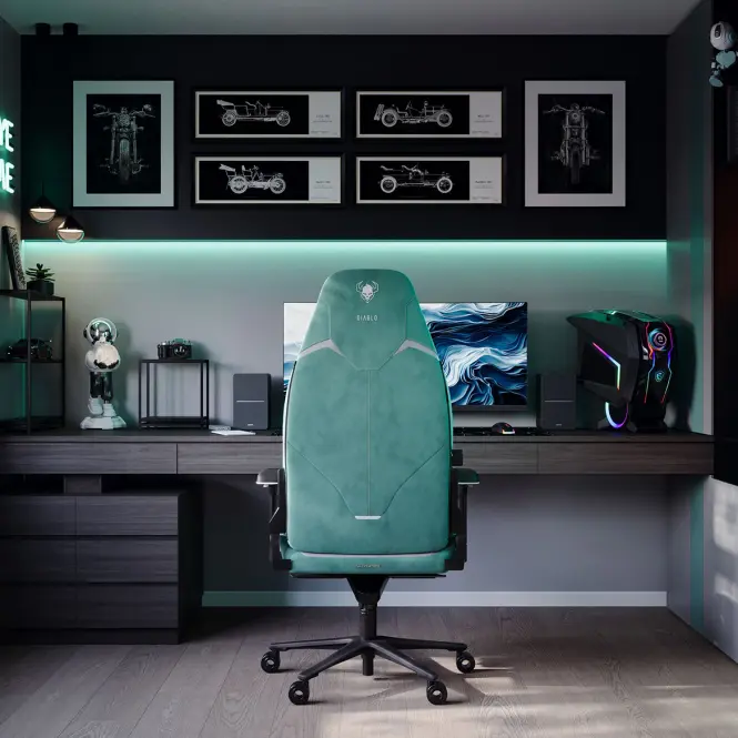 Irodai Gaming Szék Diablo X.Eye Prime Normal Mystic Mint