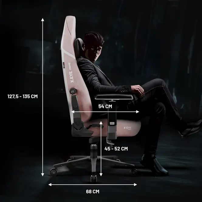 Irodai Gaming Szék Diablo X.Eye Prime Akira Pink,17