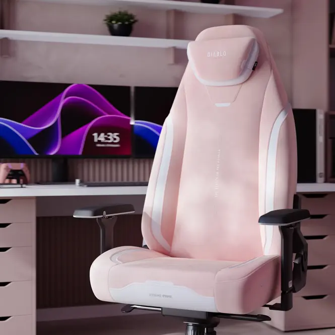 Irodai Gaming Szék Diablo X.Eye Prime Akira Pink,19