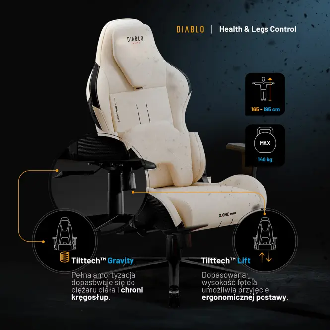 Irodai Gaming Szék Diablo X.One Prime Desert Storm,6