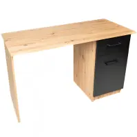 Íróasztal Rico Tölgy Artisan/Fekete