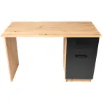 Íróasztal Rico Tölgy Artisan/Fekete