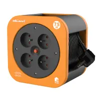 Hosszabbító „BOX” 7,5M 24619 ORANGE-BLACK