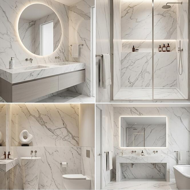 Falicsempe SPC Carrara White 60x120cm 4mm,7