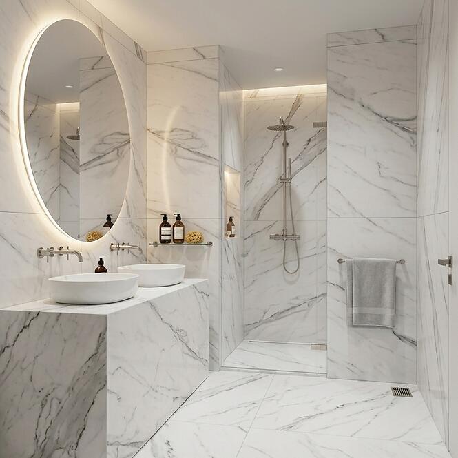 Falicsempe SPC Carrara White 30x60cm 4mm