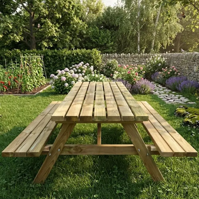 Piknik garnitúra 150x151x75cm,3