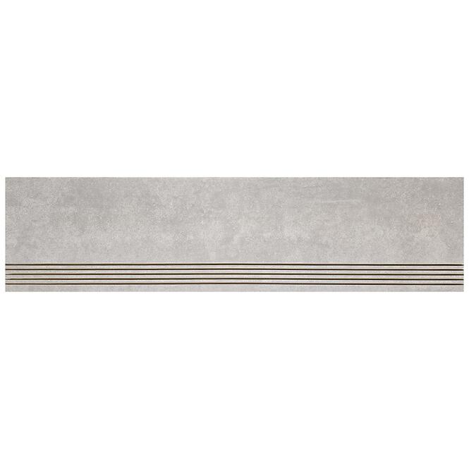Csempe lépcsőlap Toronto Grey 30/120