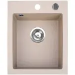Gránit mosogató Lot bézs 48x39 + szifon