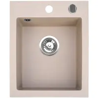 Gránit mosogató Lot bézs 48x39 + szifon