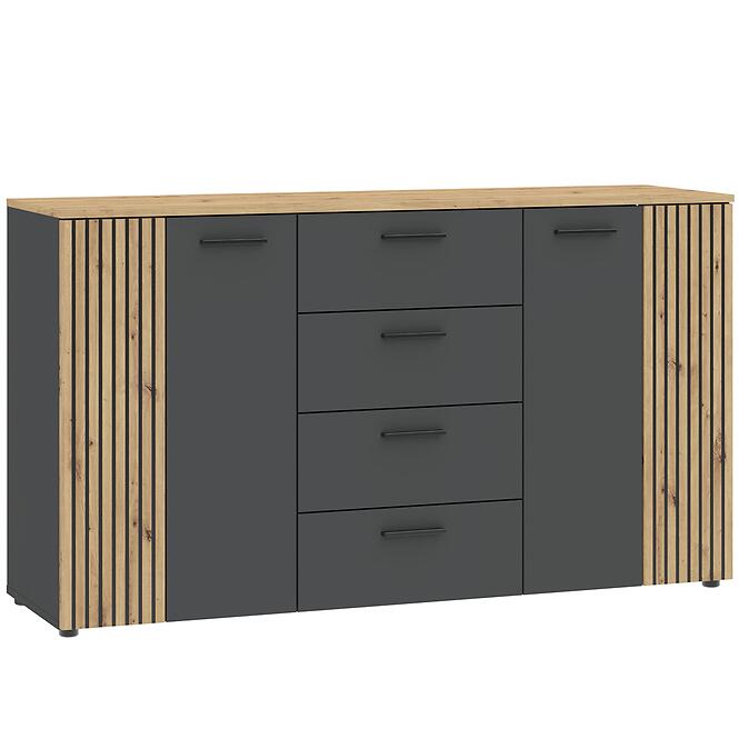 Komód Nr 14 Front Antracit/Artisan