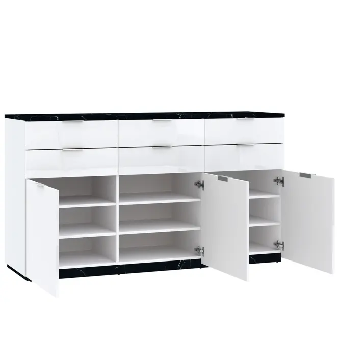 Komód Grand Front Fehér,3