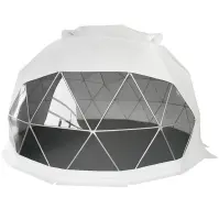 Kupola sátor FI 5M - 20 m2 ajtó PCV
