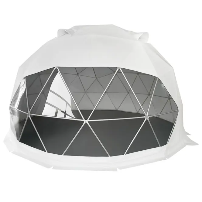 Kupola sátor FI 6M - 28 m2 ajtó PCV