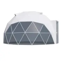 Kupola sátor FI 5M - 20 m2 üvegajtók