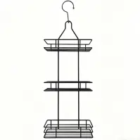 Háromszintes polc FTD2212-B2 black