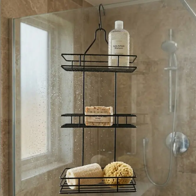 Háromszintes polc FTD2212-B2 black