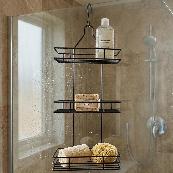 Háromszintes polc FTD2212-B2 black