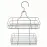Kettős polc FTD2212-A1 silver