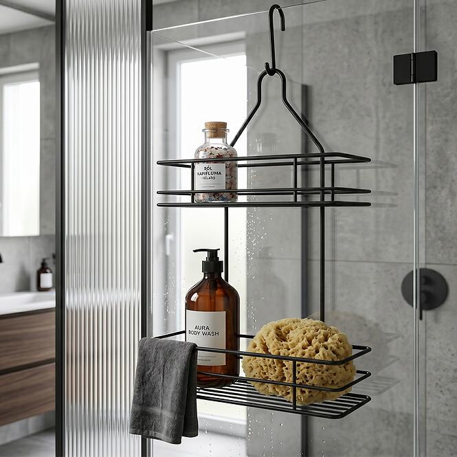 Kettős polc FTD2212-A2 black