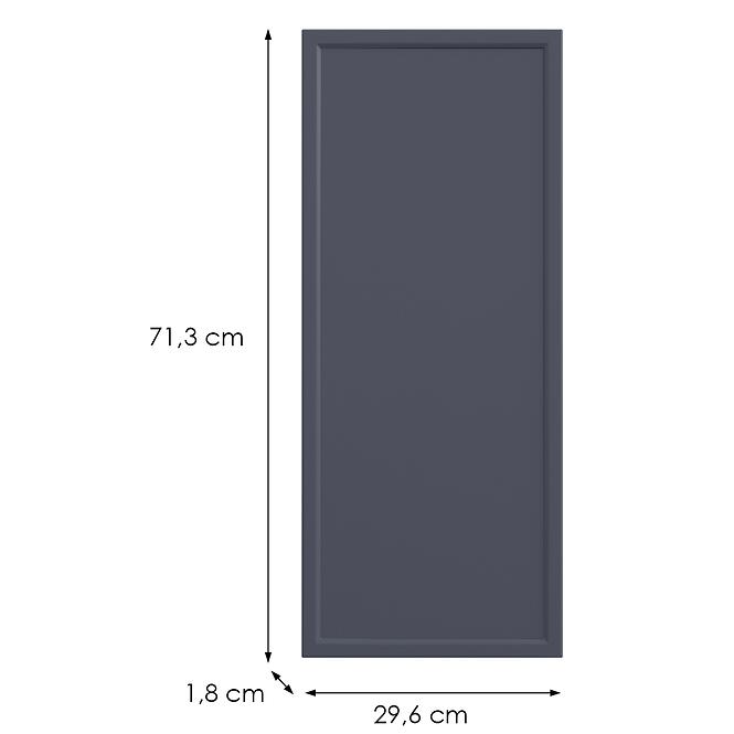Konyhafront D30(L/P) O6 K273 Gránát Gri