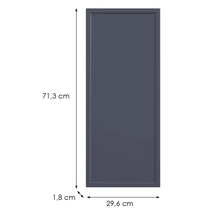 Konyhafront D30(L/P) O6 K273 Gránát Gri