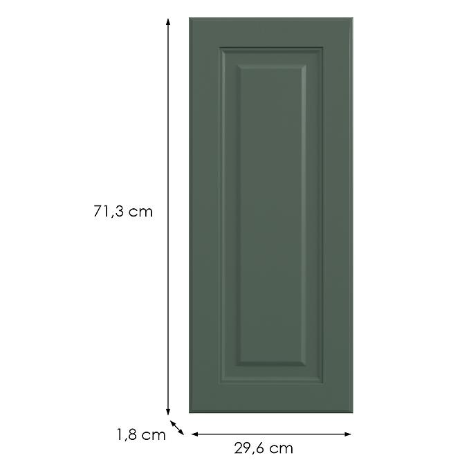 Konyhafront D30(L/P)  V6 K274 Zöld labrado Gri