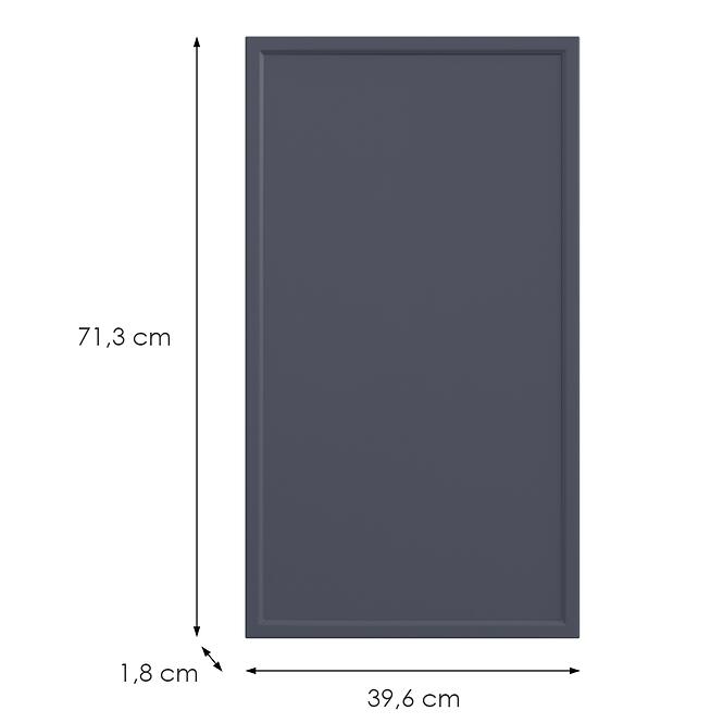 Konyhafront D40(L/P) O6 K273 Gránát Gri