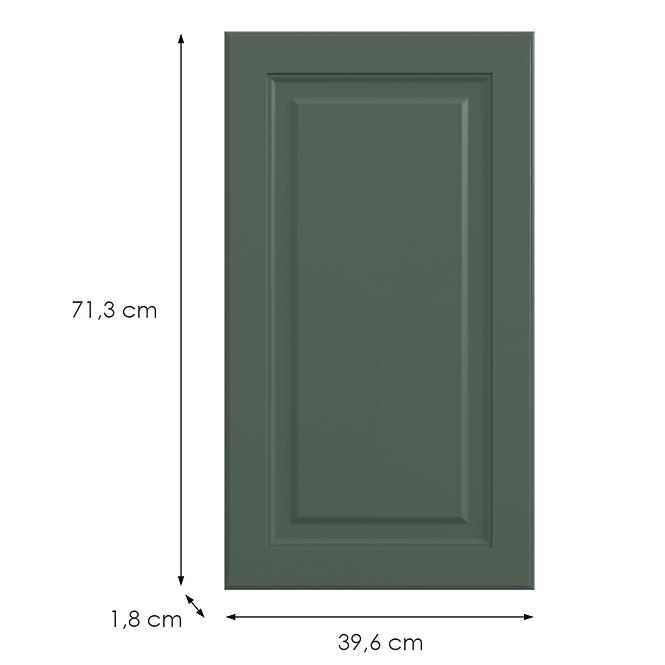 Konyhafront D40(L/P)  V6 K274 Zöld labrado Gri